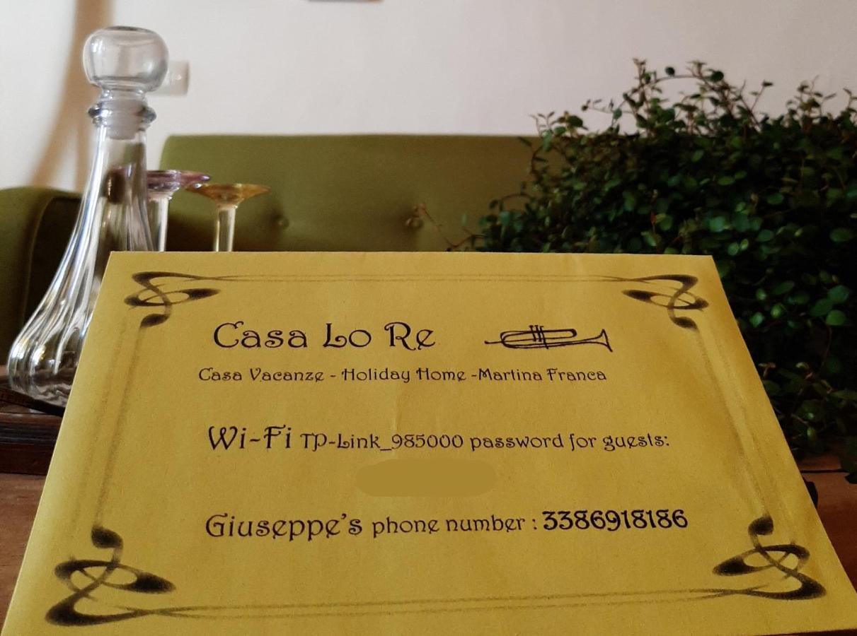 דירות מרטינה פרנקה Casa Lo Re מראה חיצוני תמונה